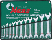 Набор рожковых гаечных ключей Hans 16512M