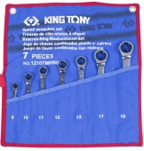 Набор трещоточных ключей KING TONY 12107MRN01