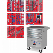 Набор инструментов "ЛИДЕР" в тележке Мастак 52-05270G