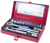 Набор торцевых головок 1/4" King Tony 2521MR