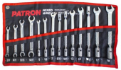 Набор ключей комбинированный 8-19 мм Patron P-5145R