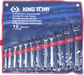 Набор комбинированных ключей King Tony 1212MR