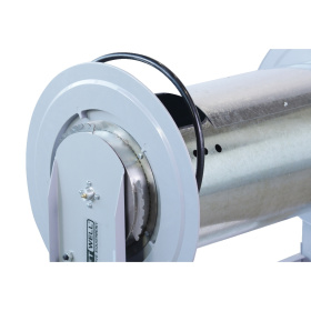 Катушка для вытяжного шланга 127 мм KraftWell KRW-ER-127
