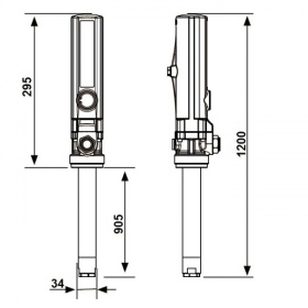 Пневматический насос Pumpmaster 2 Samoa 354120 (3:1)