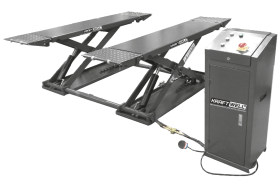 Подъемник ножничный короткий 3т  KraftWell KRW3TN/220
