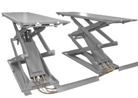 Подъемник ножничный короткий 3 т KraftWell KRW3FS/220