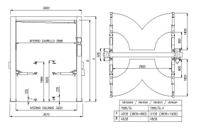 Подъемник двухстоечный 5 тонн OMA 513L