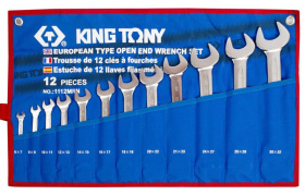 Набор рожковых ключей King Tony 1112MRN
