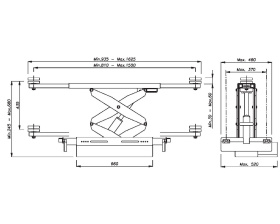 Траверса гидравлическая 2 тонны Werther 496M.4(OMA542.4)