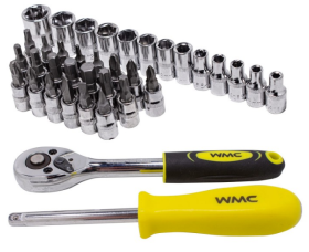 Набор торцевых головок 1/4" WMC TOOLS WMC-2462-5 EURO