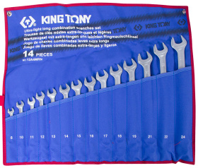 Набор комбинированных ключей King Tony 12A4MRN