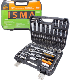 Набор инструмента 108 предметов ISMA-41082-5EURO