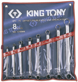 Набор накидных ключей King Tony 1708MR