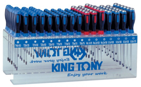 Стенд с силовыми и TORX отвертками King Tony 31516MR