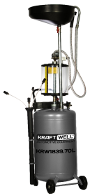 Маслосборник с воронкой и колбой KraftWell KRW1839.70L