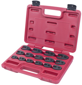 Набор разрезных ключей 3/8"&1/2" Мастак 0261-15C