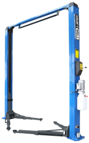 Подъемник 2-х стоечный 4 тонны KraftWell KRW4MU_blue