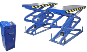 Подъемник ножничный короткий 3.2 тонны KraftWell KRW3.2U