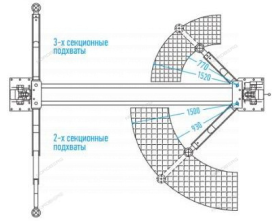 Подъемник двухстоечный 4500 кг Nordberg N4124A-4,5T