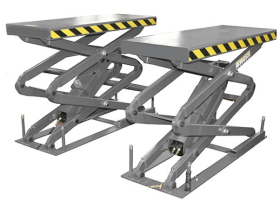 Подъемник ножничный короткий 3.2 тонны KraftWell KRW3.2U