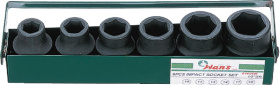 Комплект ударных головок Hans 84607M (1/2") 