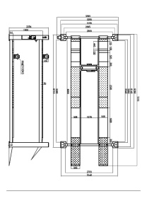 Подъемник четырехстоечный 6.5 тонн KraftWell KRW6.5WA