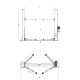 Подъемник автомобильный 4 тонны KraftWell KRW4MLBL