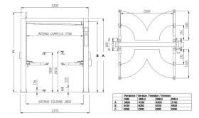 Подъемник двухстоечный 4 тонны OMA 513BS