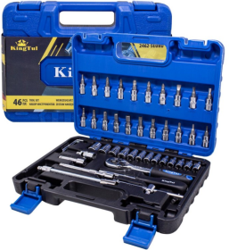 Набор торцевых головок 1/4" KingTul KT-2462-5 EURO