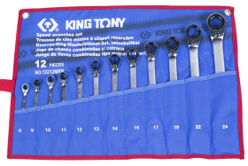 Набор трещоточных ключей KING TONY 12212MRN