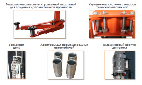 Подъемник двухстоечный 4.2 тонны Everlift EE-62B.42T.M