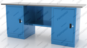 Верстак слесарный двухтумбовый Ferrum 01.200L-5015