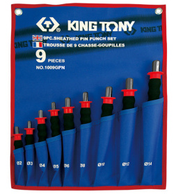 Набор выколоток с протектором King Tony 1009GPN