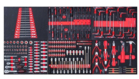 Инструментальная тележка KraftWell KRW-TTG+SET277