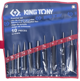 Набор выколоток, кернеров и бородков King Tony 1010PR
